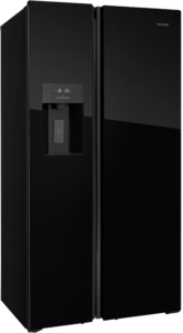 Concept Americká lednice s výrobníkem ledu LA7691bc BLACK