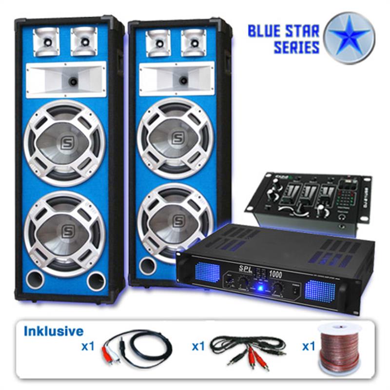 Electronic-Star Ozvučovací set Blue Star Series Basskern USB