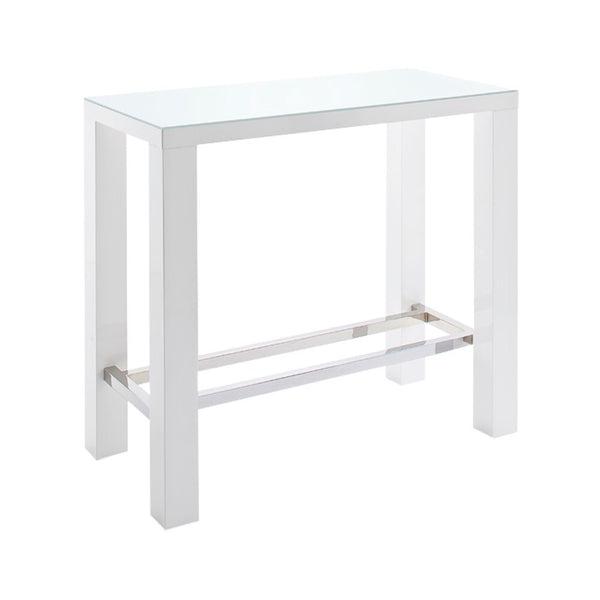 Barový stolek Jordy 120x107x60 cm (bílá