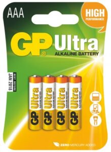 Alkalické baterie baterie gp ultra plus