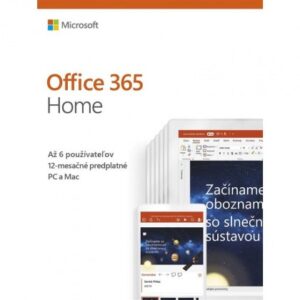 Kancelářská aplikace office 365 home sk (6gq-01048)