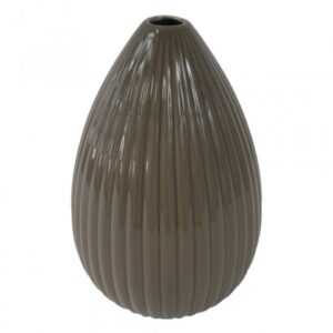 Keramická váza vk38 hnědá lesklá (25 cm)