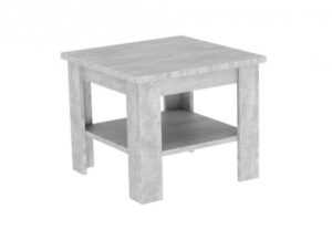 Konfereční stolek - dřevěný konferenční stolek gete - čtverec (beton jasný)