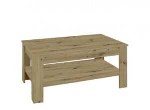 Konfereční stolek - dřevěný konferenční stolek nive - obdélník (dub artisan)