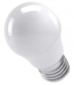 LED žárovky emos zq1110 led žárovka classic mini globe 4w e27 teplá bílá