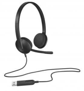 Sluchátka přes hlavu sluchátka s mikrofonem logitech corded h340 (981-000475)