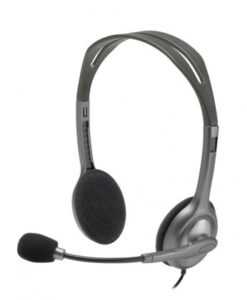 Sluchátka přes hlavu sluchátka s mikrofonem logitech stereo h111 (981-000593)