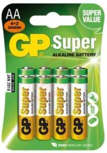 Alkalické baterie baterie gp super alkaline