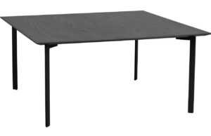 Černý dubový konferenční stolek ROWICO SPENCER 95 x 95 cm
