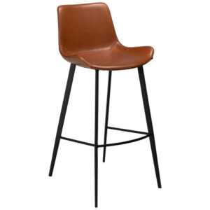 Dan-Form Světle hnědá koženková barová židle DanForm Hype 75 cm