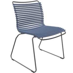 Modrá plastová zahradní židle HOUE Click
