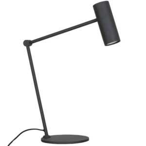 Nordic Living Černá kovová stolní lampa Aris II.