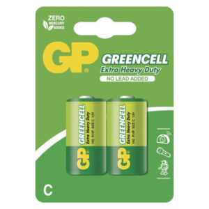 Zinkové baterie GP Greencell C (R14)