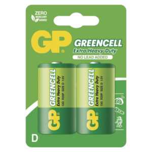 Zinkové baterie GP Greencell D (R20)